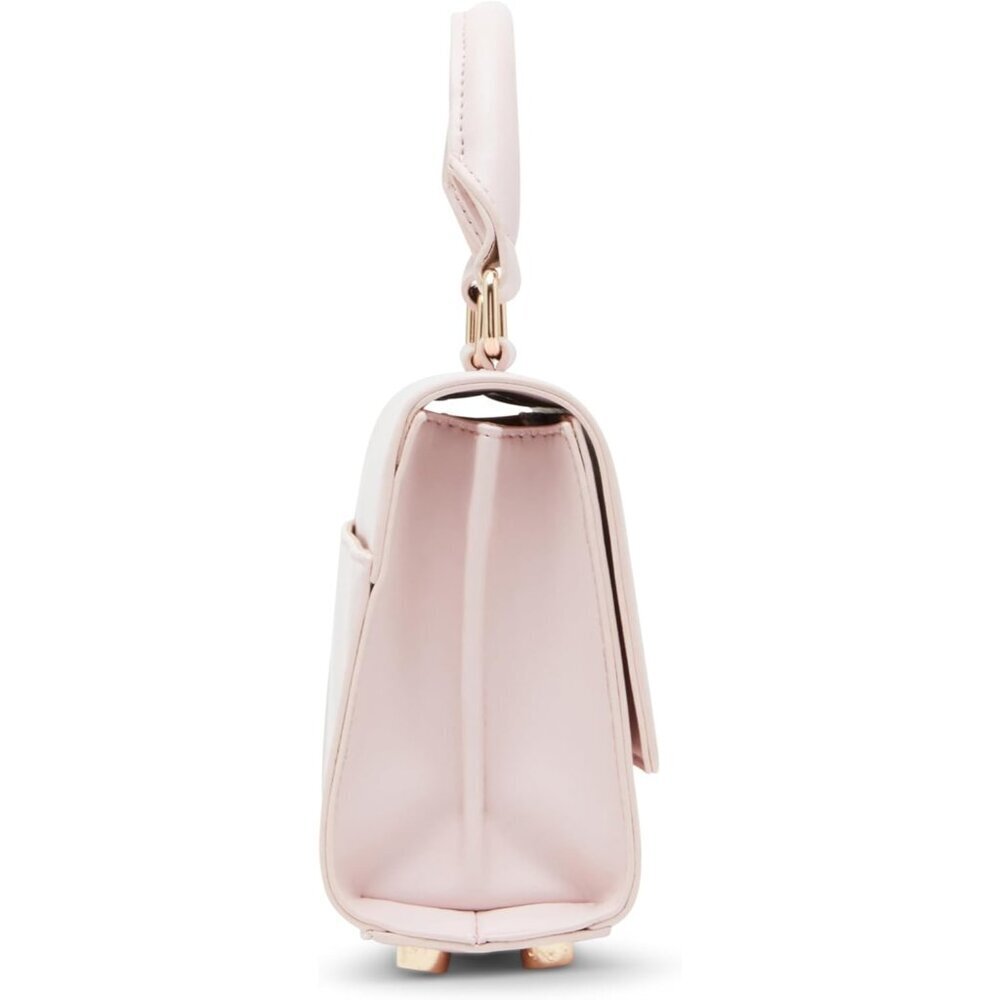 Mini Flap Top Handle Bag Polyester 8.66x7.87x5.31in Turn Lock Adjustable - Picture 4 of 6